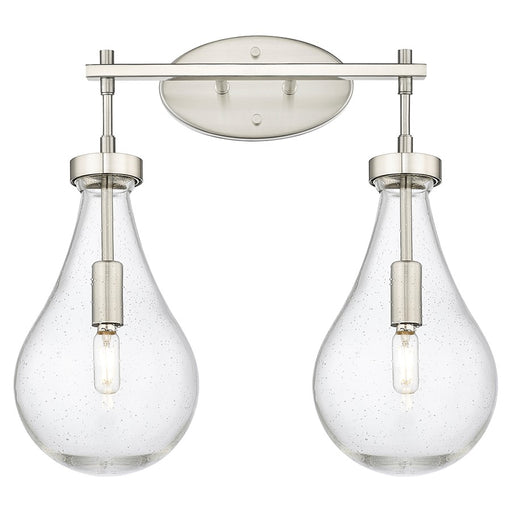 Innovations Owego 2Lt 18" Bath, Satin Nickel/Seedy Glass - 451-2W-SN-G451-7SDY