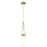 Innovations Milan 4" Cord Pendant, BB/Glossy White - 452-1P-BB-G452-4GWH
