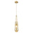 Innovations Milan 4" Cord Pendant, Brushed Brass/Mercury - 452-1P-BB-G452-4ME