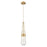 Innovations Milan 1Lt 4" Cord Pendant, Brushed Brass/Seedy - 452-1P-BB-G452-4SDY