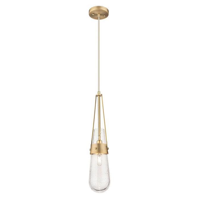 Innovations Milan 1Lt 4" Cord Pendant, Brushed Brass/Seedy - 452-1P-BB-G452-4SDY