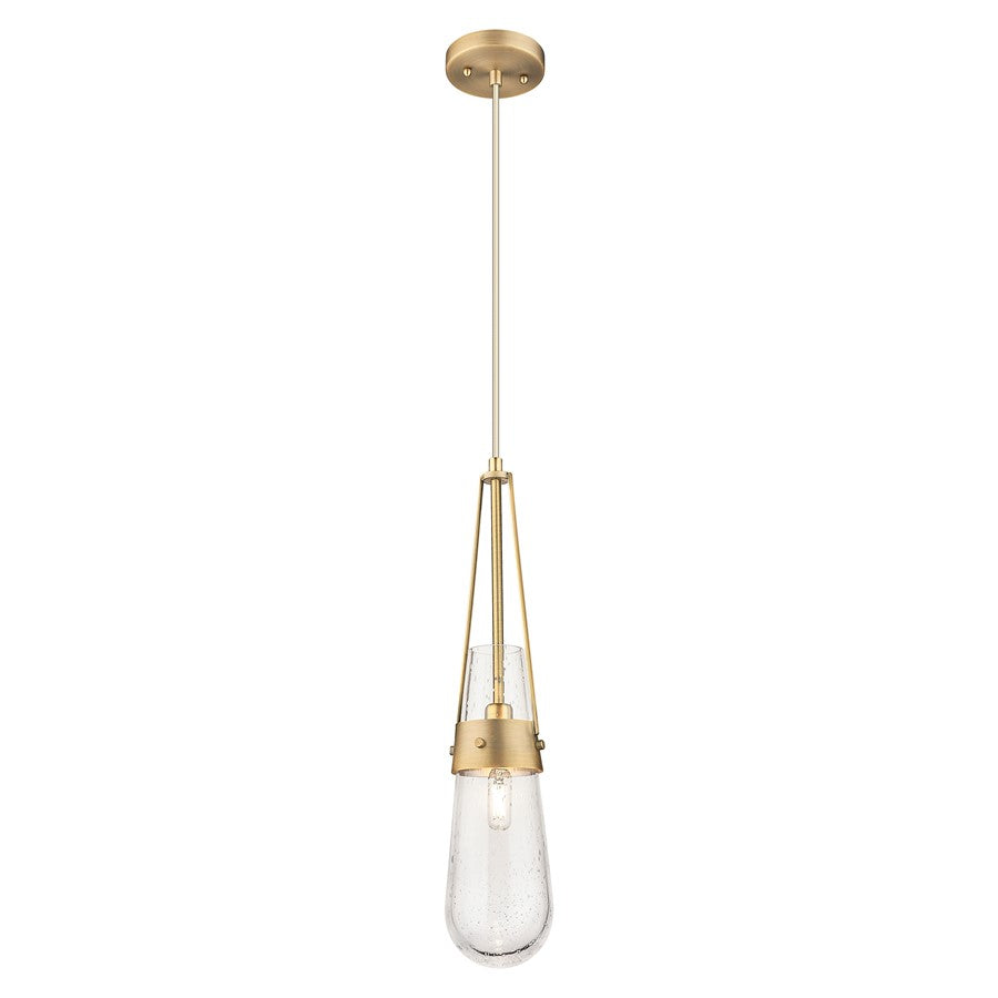 Innovations Milan 1Lt 4" Cord Pendant, Brushed Brass/Seedy - 452-1P-BB-G452-4SDY