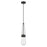 Innovations Milan 1Lt 4" Cord Pendant, Black/Seedy - 452-1P-BK-G452-4SDY