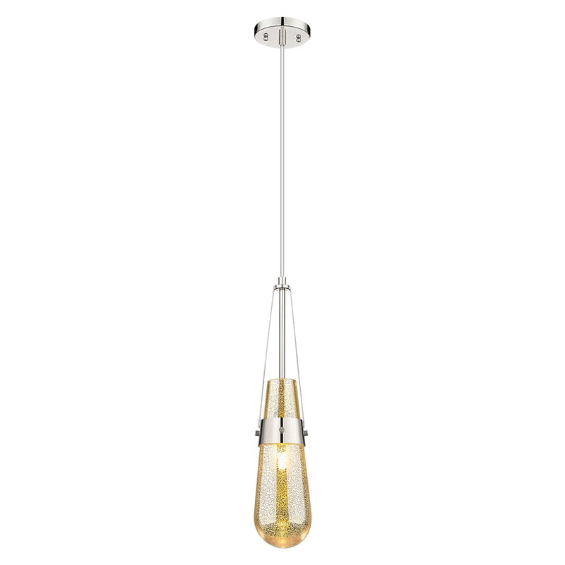 Innovations Milan 4" Cord Pendant, Polished Nickel/Mercury - 452-1P-PN-G452-4ME