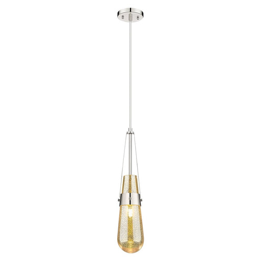 Innovations Milan 4" Cord Pendant, Polished Nickel/Mercury - 452-1P-PN-G452-4ME