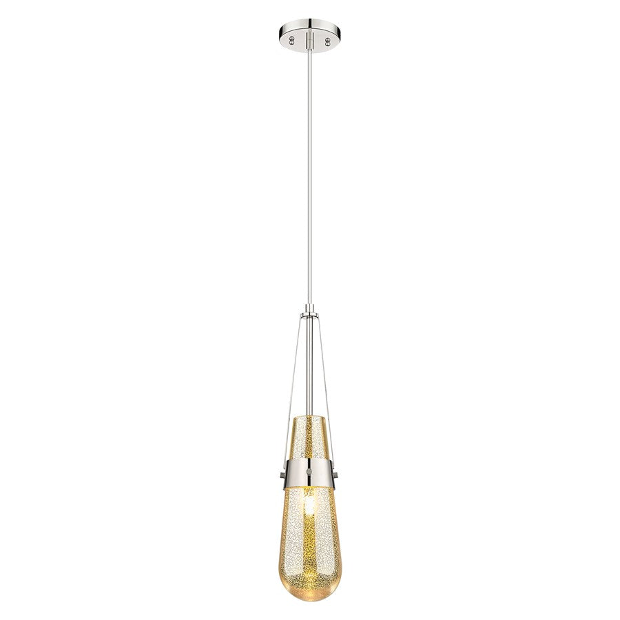 Innovations Milan 4" Cord Pendant, Polished Nickel/Mercury - 452-1P-PN-G452-4ME