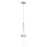 Innovations Milan 4" Cord Pendant, SN/Glossy White - 452-1P-SN-G452-4GWH