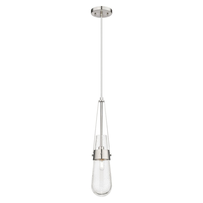 Innovations Milan 1Lt 4" Cord Pendant, Satin Nickel/Seedy - 452-1P-SN-G452-4SDY