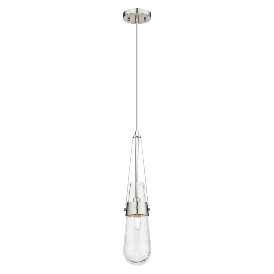 Innovations Milan 1Lt 4" Cord Pendant, Satin Nickel/Seedy - 452-1P-SN-G452-4SDY