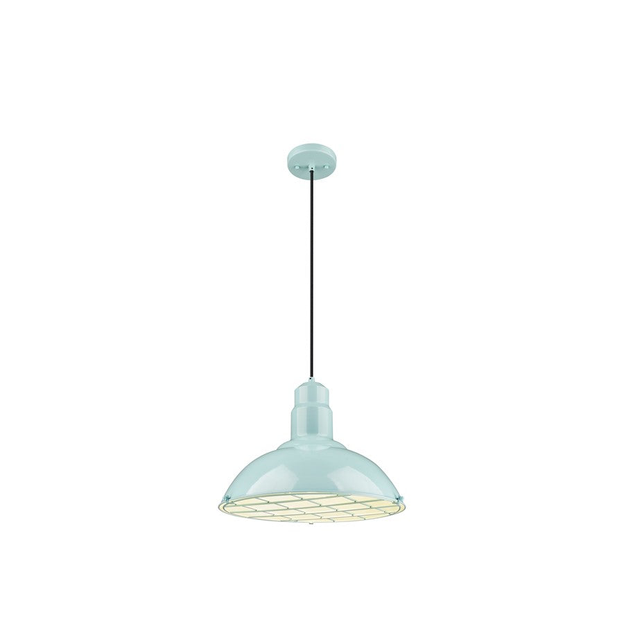 Innovations Langston 1Lt 16" Cord Hung Pendant, Seafoam - 455-1P-16SF