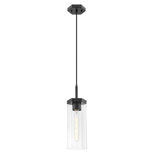 Innovations Blakeley 1Lt 5" Cord Pendant, Black/Clear - 463-1P-BK-G463-12CL
