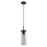 Innovations Blakeley 1Lt 5" Cord Pendant, Black/Smoke - 463-1P-BK-G463-12SM