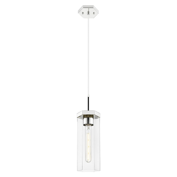 Innovations Blakeley 5" Cord Pendant, PN/Clear - 463-1P-PN-G463-12CL
