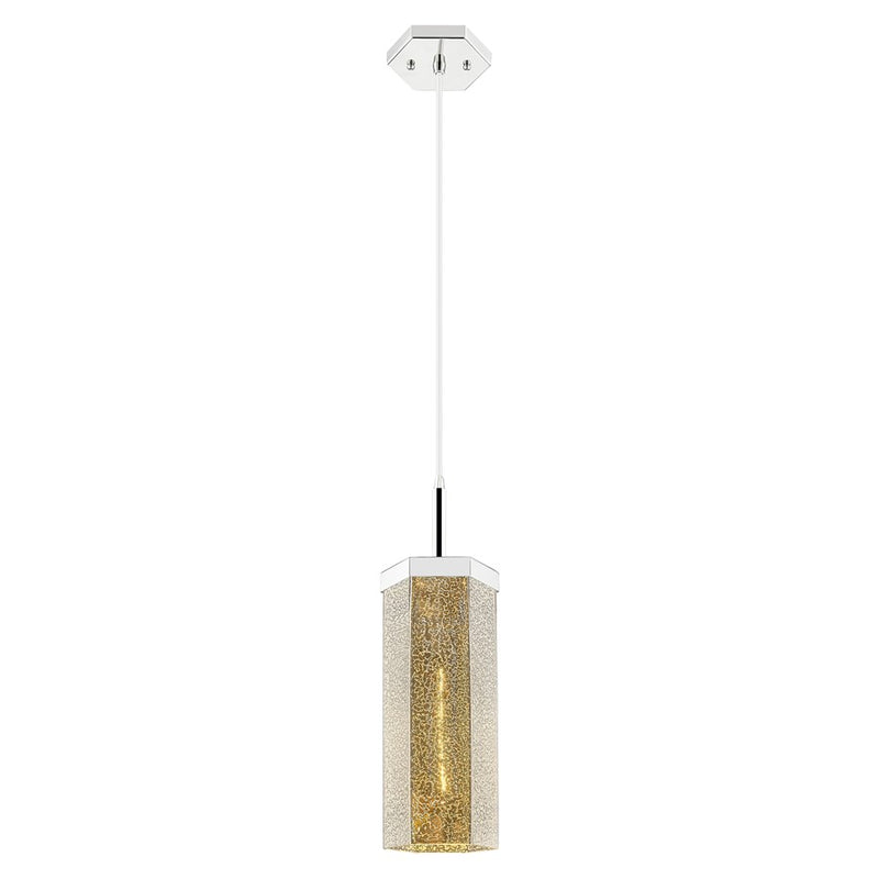 Innovations Blakeley 5" Cord Pendant, PN/Merc - 463-1P-PN-G463-12ME