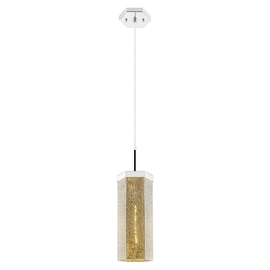 Innovations Blakeley 5" Cord Pendant, PN/Merc - 463-1P-PN-G463-12ME