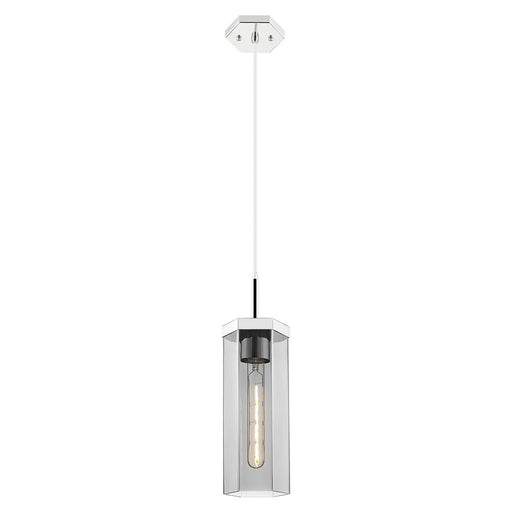 Innovations Blakeley 5" Cord Pendant, PN/Smoke - 463-1P-PN-G463-12SM