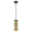 Innovations Blakeley 1Lt 5" Stem Pendant, Black/Mercury - 463-1S-BK-G463-12ME