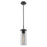 Innovations Blakeley 1Lt 5" Stem Pendant, Black/Smoke - 463-1S-BK-G463-12SM