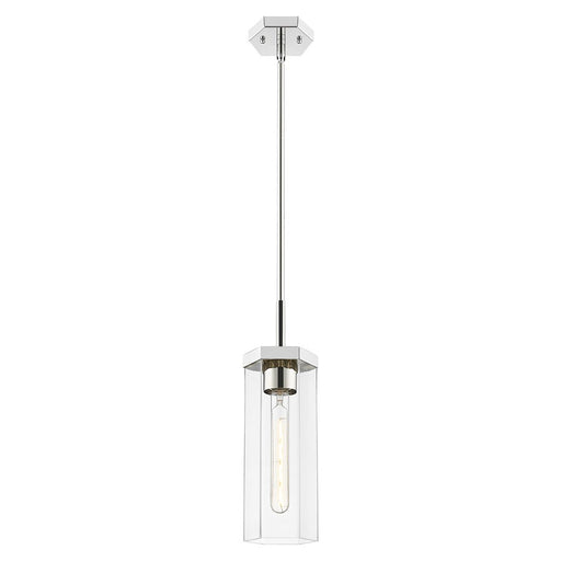 Innovations Blakeley 5" Stem Pendant, PN/Clear - 463-1S-PN-G463-12CL