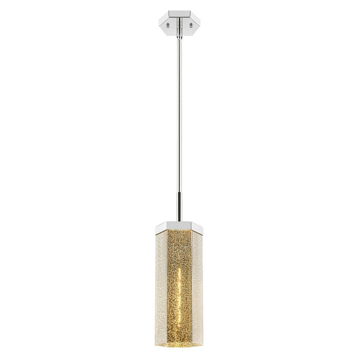 Innovations Blakeley 5" Stem Pendant, PN/Merc - 463-1S-PN-G463-12ME