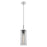 Innovations Blakeley 5" Stem Pendant, PN/Smoke - 463-1S-PN-G463-12SM