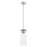 Innovations Blakeley 5" Stem Pendant, Satin Nickel/Clear - 463-1S-SN-G463-12CL