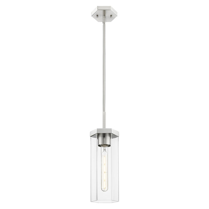 Innovations Blakeley 5" Stem Pendant, Satin Nickel/Clear - 463-1S-SN-G463-12CL
