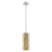 Innovations Blakeley 5" Stem Pendant, Satin Nickel/Mercury - 463-1S-SN-G463-12ME