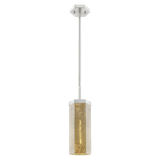 Innovations Blakeley 5" Stem Pendant, Satin Nickel/Mercury - 463-1S-SN-G463-12ME