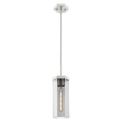 Innovations Blakeley 5" Stem Pendant, Satin Nickel/Smoke - 463-1S-SN-G463-12SM