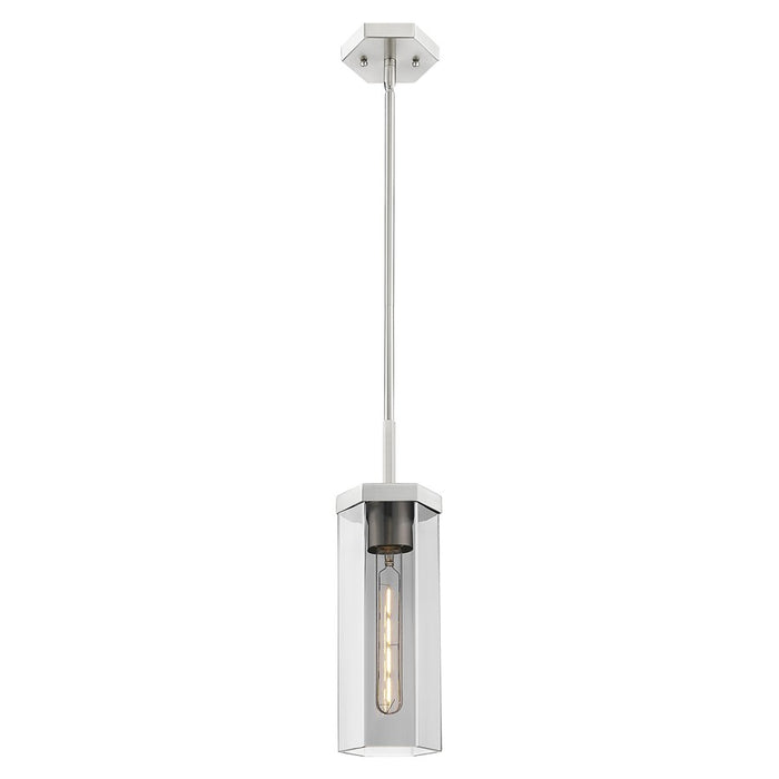 Innovations Blakeley 5" Stem Pendant, Satin Nickel/Smoke - 463-1S-SN-G463-12SM