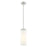 Innovations Blakeley 5" Stem Pendant, Satin Nickel/White - 463-1S-SN-G463-12WH