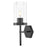 Innovations Blakeley 1Lt 5" Wall Sconce, Black/Clear - 463-1W-BK-G463-8CL
