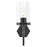 Innovations Blakeley 1Lt 5" Wall Sconce, Black/Clear