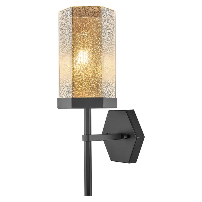 Innovations Blakeley 1Lt 5" Wall Sconce, Black/Mercury - 463-1W-BK-G463-8ME