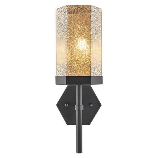 Innovations Blakeley 1Lt 5" Wall Sconce, Black/Mercury