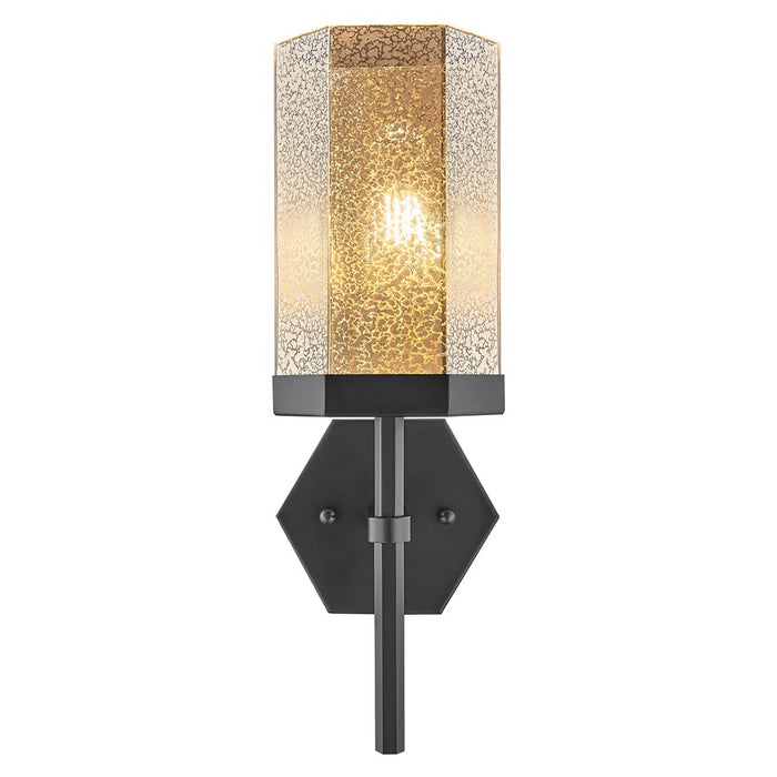 Innovations Blakeley 1Lt 5" Wall Sconce, Black/Mercury