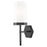 Innovations Blakeley 1Lt 5" Wall Sconce, Black/White - 463-1W-BK-G463-8WH