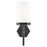 Innovations Blakeley 1Lt 5" Wall Sconce, Black/White