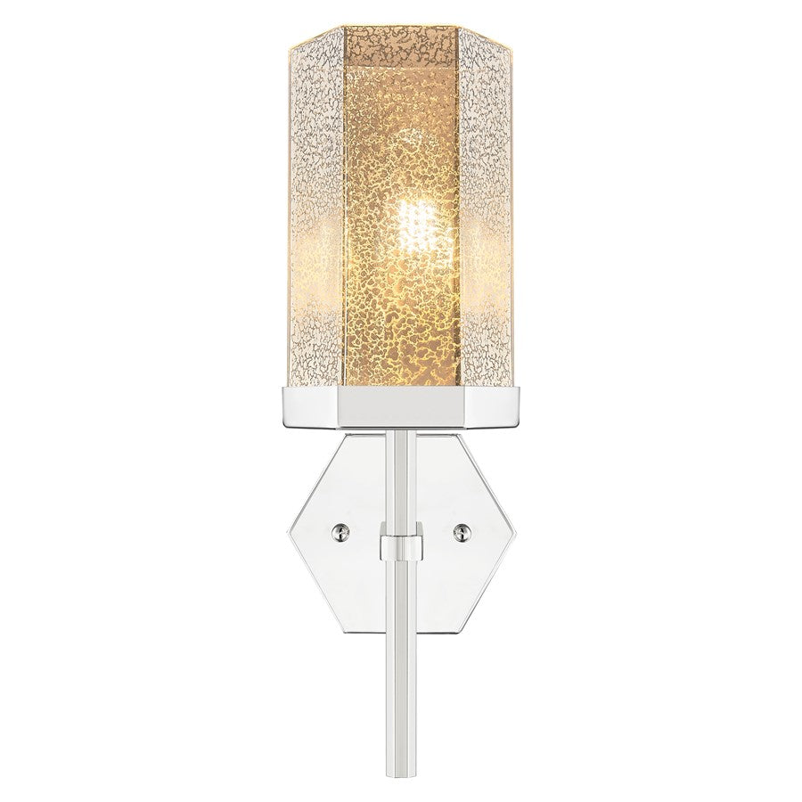 Innovations Blakeley 5" Wall Sconce, PN/Merc - 463-1W-PN-G463-8ME