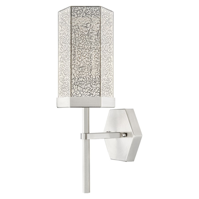 Innovations Blakeley 5" Wall Sconce, Satin Nickel/Mercury