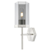 Innovations Blakeley 1Lt 5" Wall Sconce, Satin Nickel/Smoke - 463-1W-SN-G463-8SM