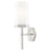 Innovations Blakeley 1Lt 5" Wall Sconce, Satin Nickel/White - 463-1W-SN-G463-8WH