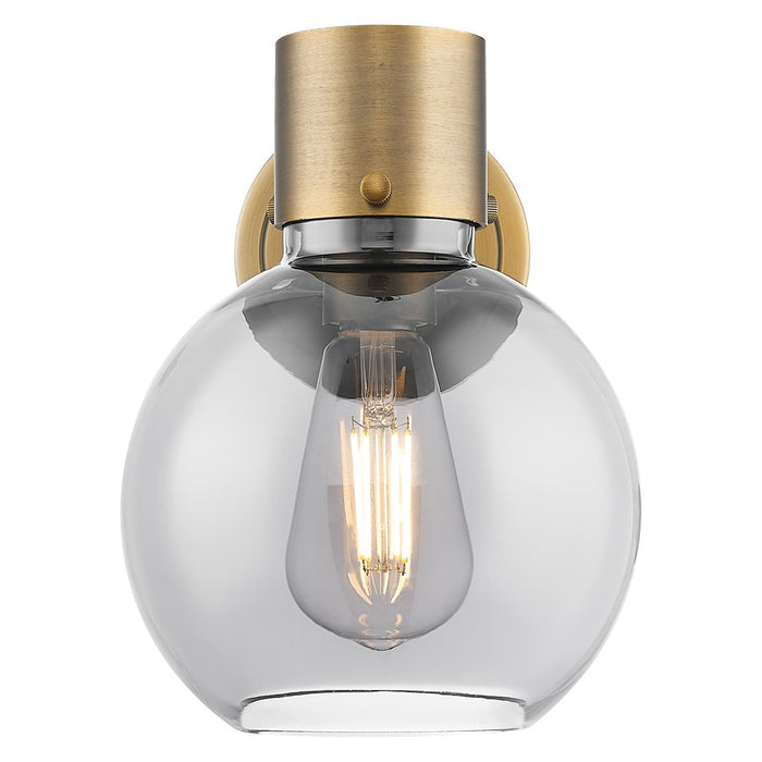 Innovations Lawton Sphere 8" Wall Sconce, BB/Smoke