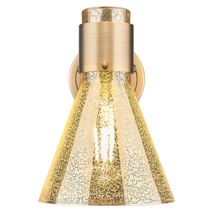 Innovations Lawton Cone 8" Wall Sconce, BB/Merc
