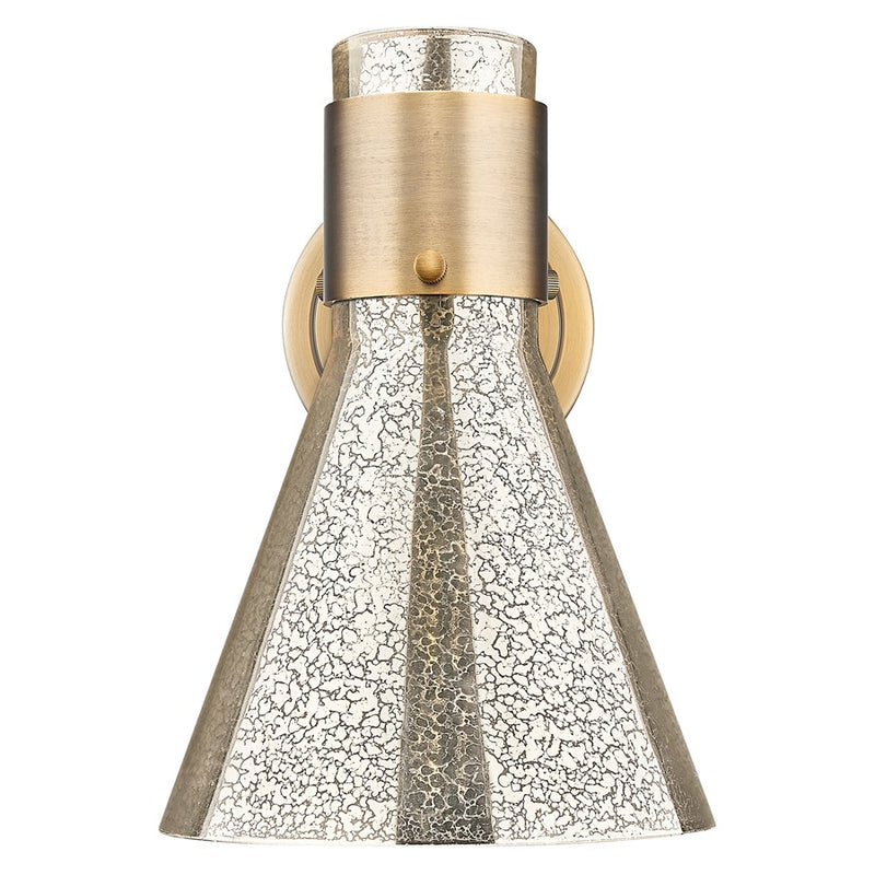 Innovations Lawton Cone 8" Wall Sconce, BB/Merc