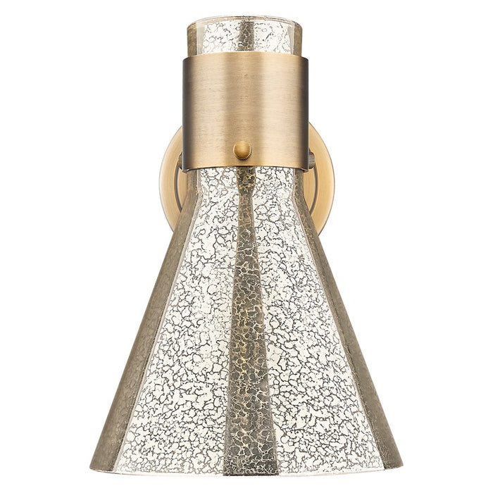 Innovations Lawton Cone 8" Wall Sconce, BB/Merc