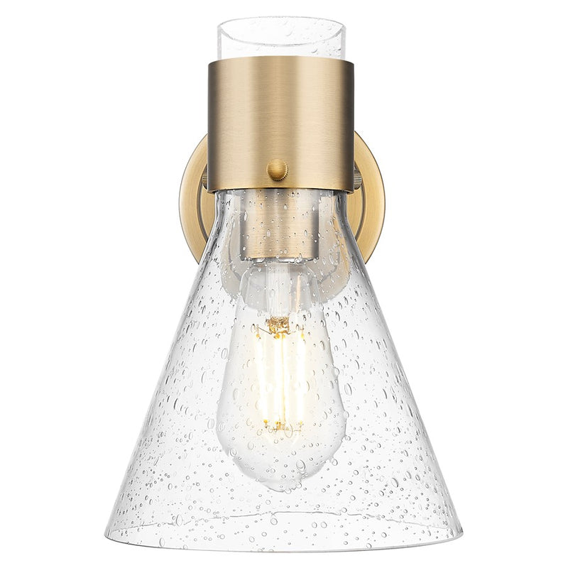 Innovations Lawton Cone 8" Wall Sconce, BB/Seedy
