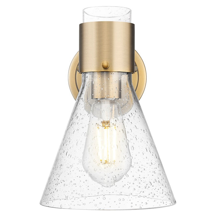 Innovations Lawton Cone 8" Wall Sconce, BB/Seedy