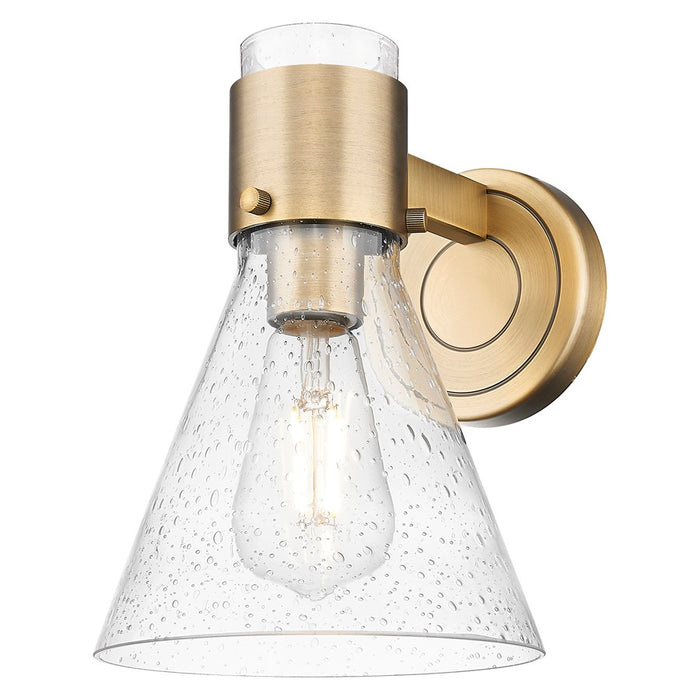 Innovations Lawton Cone 8" Wall Sconce, BB/Seedy